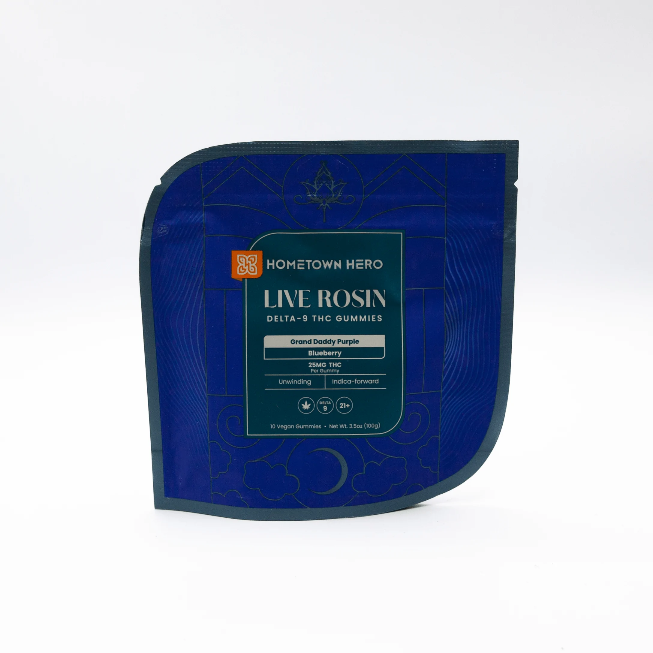 Hometown Hero D9 Live Rosin Gummies (25mg) [10 ct] - Image 6