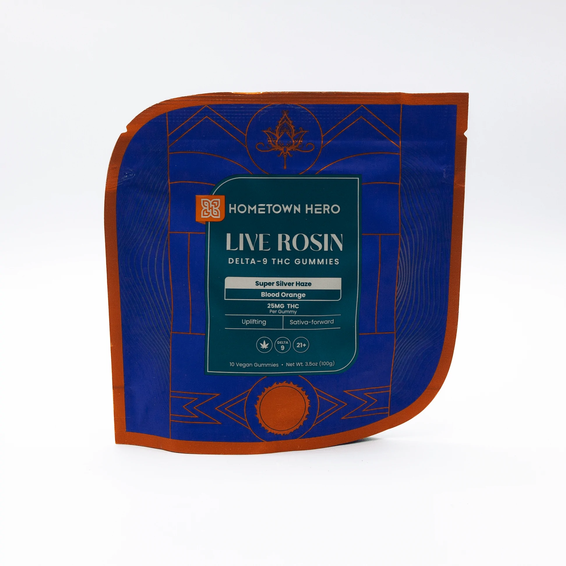 Hometown Hero D9 Live Rosin Gummies (25mg) [10 ct] - Image 4