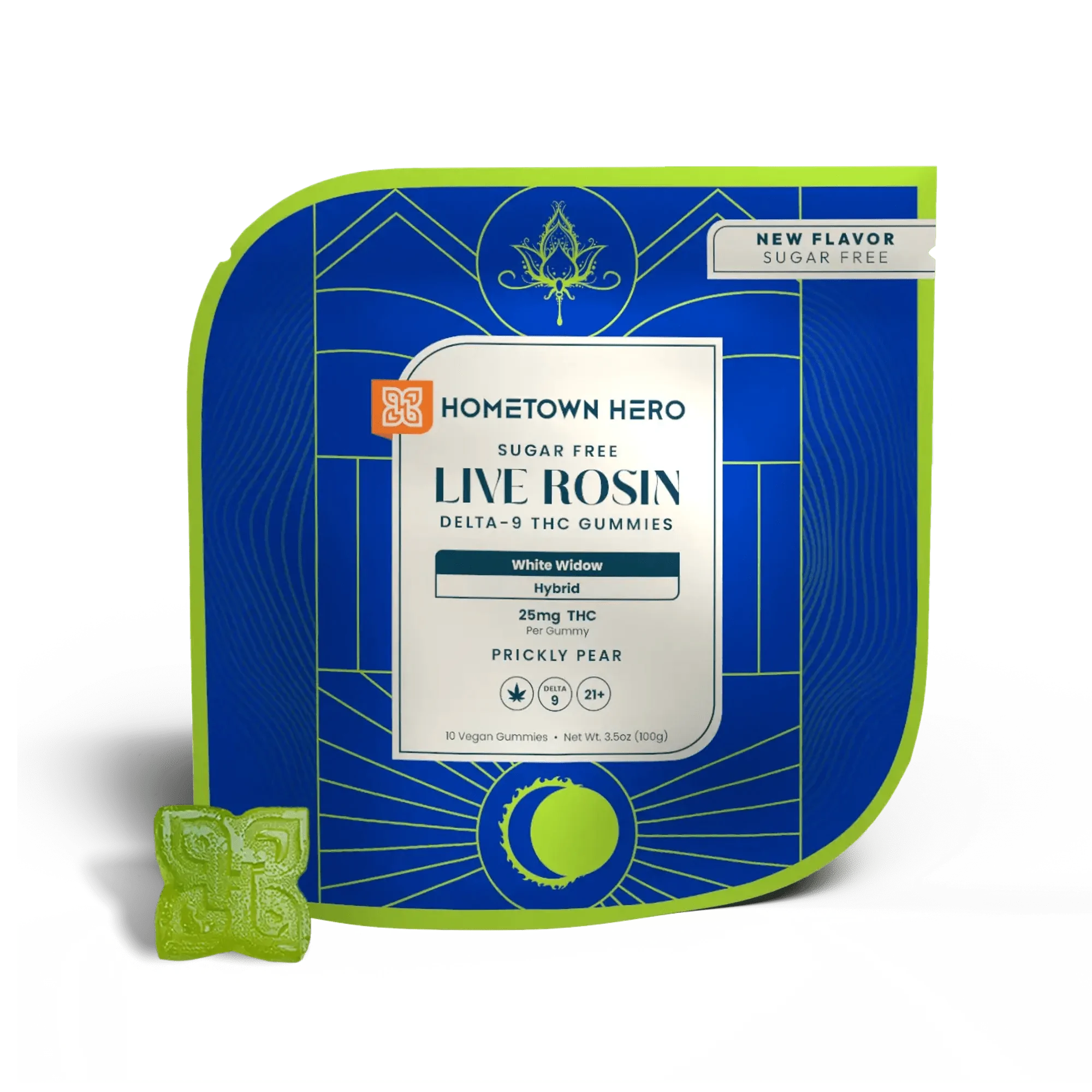 Hometown Hero D9 Live Rosin Gummies (25mg) [10 ct] - Image 7