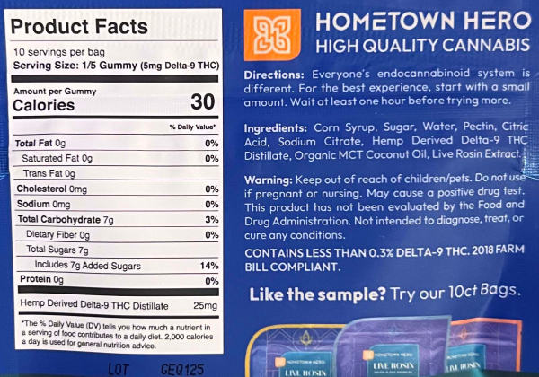 Delta 9 Live Rosin Gummies (2 Pack) - Image 8