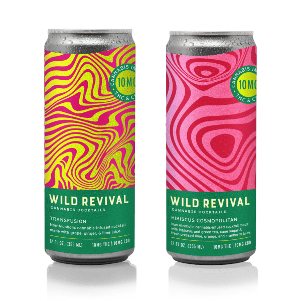 Wild Revival Canned Cannabis Cocktail - 2 Pack