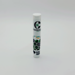 capsule containing a thca preroll from caprock family farms, grown in texas
