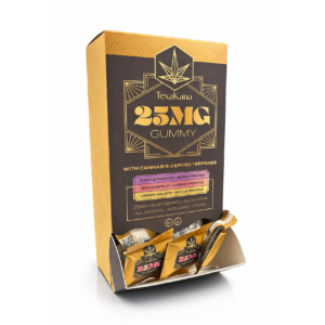 Texakana Single Gold Gummies (25mg)