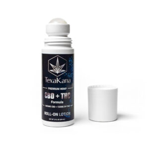 CBD Delta 9 THC Roll-On Lotion for muscle and joint pain relief